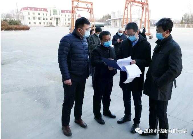 高密市委常委、統(tǒng)戰(zhàn)部部長李學(xué)明蒞臨集團公司檢查指導(dǎo)進口集裝箱貨物疫情防控工作